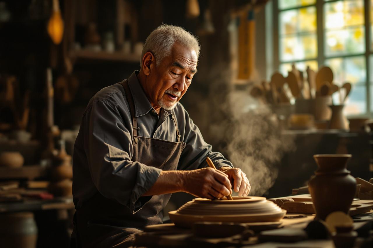 日韩影视作品《非遗匠人》海报
